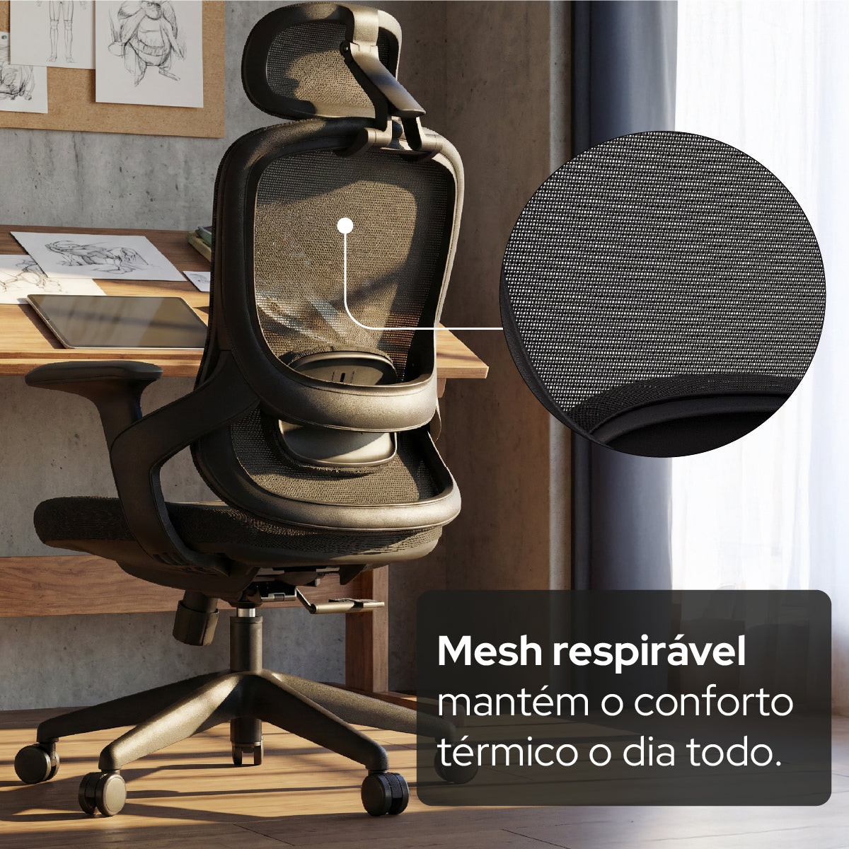 Cadeira Ergonômica Elements Alásia